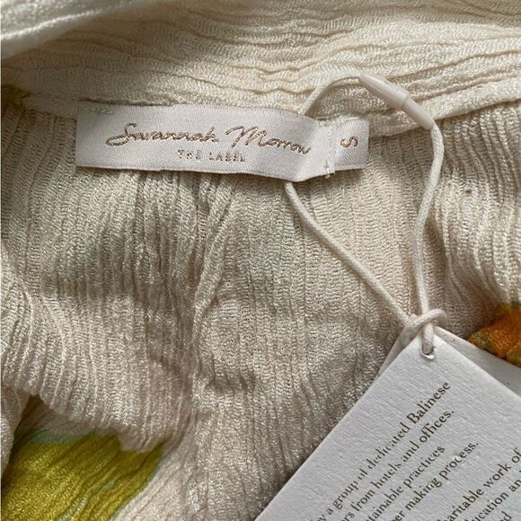 Savannah Morrow Verita Short SAMPLE Size Small Bamboo Silk Blend High Waisted - Picture 14 of 15